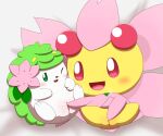  &lt;3 &lt;3_eyes absurd_res blush cherrim clitoral clitoral_masturbation clitoris duo elemental_creature female female/female feral flora_fauna genitals hi_res land_forme_shaymin legendary_pok&eacute;mon masturbation minami_(artist) nintendo plant pok&eacute;mon pok&eacute;mon_(species) pussy shaymin vaginal video_games 