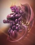  abs absurd_res anthro biceps big_muscles blep clothing digital_drawing_(artwork) digital_media_(artwork) digital_painting_(artwork) dragon female flexing hi_res horn huge_muscles licking multicolored_body muscular muscular_anthro muscular_female muscular_legs muscular_thighs rizzyofen solo tongue tongue_out underwear veiny_muscles wings 