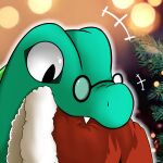  christmas christmas_clothing christmas_headwear clothing hat headgear headwear hi_res holidays nintendo pok&eacute;mon pok&eacute;mon_(species) resachii santa_hat totodile totodileweeb18 video_games 