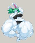  abs anthro big_muscles breasts bulumble-bee female hi_res huge_muscles lagomorph leporid looking_at_viewer mammal muscular muscular_female paws rabbit solo thick_thighs wide_hips 