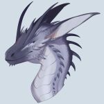  2021 blue_eyes digital_media_(artwork) dragon hi_res necroizu scales spines 