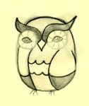  avian bird hi_res owl sketch traditional_media_(artwork) 