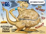  2021 abdominal_bulge ambiguous_gender armband australia australian_flag belly ben_garrison big_belly colored covid-19_pandemic covid_quarantine deformed_face evil_grin evil_look feet flag hi_res holding_stomach hyper_abdominal_bulge imprisonment kangaroo macro macropod mammal marsupial medical_instrument medical_syringe nazi organs pecs political_cartoon politics pouch_(anatomy) propaganda scientific_instrument smile solo solo_focus speech_bubble stomach_zipper swastika syringe tail_grab text trapped uluru vore what what_has_science_done where_is_your_god_now why zipping_up 