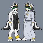  anthro arceus arceuswolf ark canid canine canis clothing fusion hi_res legendary_pok&eacute;mon male mammal model_sheet nintendo pok&eacute;mon pok&eacute;mon_(species) religious_clothing solo video_games wolf 