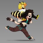  anthro arthropod bee billy_(lui-ra) crossgender domestic_cat duo felid feline felis hymenopteran insect lui-ra male male/male mammal 