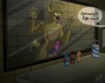  absurd_res animatronic anthro five_nights_at_freddy&#039;s five_nights_at_freddy&#039;s_3 genitals hi_res lagomorph leporid machine male mammal mandyfoxy penis rabbit robot solo springtrap_(fnaf) tongue tongue_out video_games 