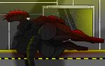  absurd_res alien alien_(franchise) anal anthro anus breasts butt combat_ready_(artist) excella feet female genitals hi_res humanoid pussy space xenomorph 