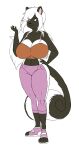  absurd_res alpha_channel anthro clothing female hi_res mammal mephitid roxanne_(lordstormcaller) skunk smile solo thunderkid92 