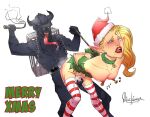  2018 animal_humanoid arms_tied bell black_body black_fur blonde_hair bodily_fluids bound bovid bovid_humanoid caprine caprine_demon caprine_humanoid christmas christmas_clothing christmas_headwear clothed clothed/nude clothed_female_nude_male clothing collar cum cum_in_pussy cum_inside cum_splatter demon demon_humanoid disclaimer dominant dominant_male duo elf female from_behind_position fucked_silly fur genital_fluids hair hat headgear headwear holidays horn humanoid humanoid_on_humanoid humanoid_penetrated humanoid_penetrating humanoid_penetrating_humanoid jingle_bell krampus legwear lipstick long_tongue makeup male mammal mammal_humanoid nipple_piercing nipples nude penetration penile penile_penetration penis_in_pussy piercing rope rope_pull santa_hat sex standing standing_sex stockings submissive submissive_female text thigh_highs tongue tongue_out vaginal vaginal_penetration whip 