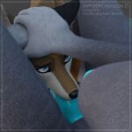  3d_(artwork) anthro blowjob_face canid canine canis diffident_hexagon digital_media_(artwork) duo evie(muller) female fox herm hi_res intersex intersex/female mammal rainemarlow wolf 