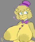  &lt;3 absurd_res animatronic anthro areola big_areola big_breasts big_nipples blonde_hair blue_eyes blue_pupils blush bow_tie breasts bust_portrait button_(fastener) clothing countershading crossgender cumlord eyebrow_through_hair eyebrows eyelashes female five_nights_at_freddy&#039;s five_nights_at_freddy&#039;s_4 freckles fredbear_(fnaf) fur grey_background hair hat headgear headwear hi_res huge_areola huge_breasts huge_nipples looking_aside machine mammal nipples nude portrait puffy_nipples pupils purple_bow_tie purple_clothing purple_hat purple_headwear purple_top_hat robot short_hair simple_background smile solo teeth teeth_showing top_hat translucent translucent_hair ursid video_games watermark yellow_areola yellow_body yellow_countershading yellow_fur yellow_inner_ear yellow_nipples yellow_nose 