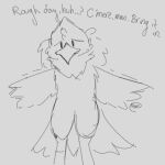  avian bird embrace ferrisimulator hug invalid_tag male solo tagme 