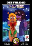  absurd_res animal_humanoid anthro cervid cervid_humanoid collar comic cover cover_art cover_page deltarune duo exhibitionism female female/female hi_res humanoid mammal mammal_humanoid monstrous_humanoid moon_pearl noelle_holiday release succubi_samus susie_(deltarune) undertale_(series) video_games 