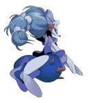  animal_focus blue_eyes closed_mouth commentary_request full_body highres no_humans pokemon pokemon_(creature) primarina simple_background smile solo teigaso1 white_background 