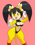  absurd_res accessory anthro boots breasts cleavage clothed clothing domestic_cat felid feline felis female footwear gloves hair_accessory hair_ribbon handwear hi_res honey_the_cat looking_at_viewer mammal ribbons sega skimpy_bikini solo sonic_the_fighters sonic_the_hedgehog_(series) tansau 