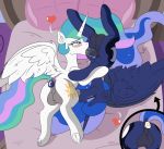  &lt;3 2019 69_position animated balls bed blush buttplug dickgirl duo equid erection fellatio feral friendship_is_magic hair horn incest inside intersex intersex/intersex mackstack mammal my_little_pony on_bed oral penis princess_celestia_(mlp) princess_luna_(mlp) sex sex_toy tongue tongue_out winged_unicorn wings 