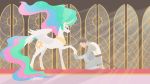  2017 arareroll armor duo equid feathered_wings feathers female feral friendship_is_magic horn human male mammal my_little_pony princess_celestia_(mlp) white_feathers winged_unicorn wings 