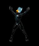  &lt;3 &lt;3_eyes 2021 animated anthro avian bdsm beak biped black_rubber_suit bondage bound breast_growth breasts gender_transformation growth hi_res hypnosis mind_control mtf_transformation submissive submissive_anthro suule transformation 