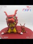  ambiguous_gender bandai_namco digimon digimon_(species) duo feral figurine guilmon male male/male nintendo photo pikachu pok&eacute;mon pok&eacute;mon_(species) tagme unknown_artist video_games 