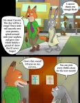  absurd_res canid canine clothed clothing comic disney dress elephant elephantid female fox friends gerryseinfeld group hi_res judy_hopps lagomorph leporid locker_room male mammal necktie nick_wilde proboscidean procyonid rabbit raccoon slick_nick_and_his_teeny_weenie ursid zootopia 