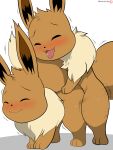  2021 3_toes ambiguous_gender ambiguous_penetrated ambiguous_penetration black_nose blush brown_body brown_fur brown_inner_ear canid doggystyle eevee eyes_closed feet feral feral_on_feral feral_penetrated feral_penetrating feral_penetrating_feral from_behind_position fur hi_res looking_pleasured male male/ambiguous male_penetrating male_penetrating_ambiguous mammal mane motion_lines nintendo nude open_mouth penetration pok&eacute;mon pok&eacute;mon_(species) sex simple_background smile tan_body tan_fur thrusting toes tongue tongue_out video_games white_background winick-lim 