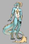  2021 4_toes 5_fingers anthro digital_media_(artwork) dragon featureless_crotch feet fingers fur furred_dragon furred_scalie hi_res horn male mythological_creature mythological_scalie mythology rayley scalie solo tail toes wingless_dragon 