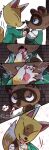  animal_crossing anthro bite blood bodily_fluids brown_body brown_fur canid canine crazy_redd duo fox fur hi_res male male/male mammal mouth_play nintendo orange_body orange_fur pulling_tongue raccoon_dog shandrawaka sharp_teeth tanuki teeth tom_nook_(animal_crossing) video_games 