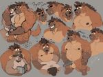  2021 anthro balls belly book duo embrace erection genitals gnoll handjob hug hugging_from_behind humanoid_hands hyaenid male male/male mammal moobs multiple_poses nipples overweight overweight_male penile penis pose pure_command reading sex suid suina sus_(pig) wild_boar 