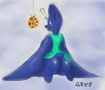  ! 2021 anthro bat_(cave_story) big_butt big_ears biped black_nose blue_body breasts butt cave_story chiropteran clothed clothing cookie digital_drawing_(artwork) digital_media_(artwork) dot_eyes enemy exclamation_point fan_character female food genitals hi_res jose-497 mammal membrane_(anatomy) membranous_wings noir_(jose-497) open_mouth partially_clothed pussy signature simple_background small_tail solo surprise thick_thighs topwear video_games white_eyes wide_hips wings 