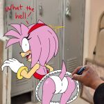  amy_rose angry butt clothing drawing edit eulipotyphlan female hedgehog male male/female mammal panties sega shocked solo sonic_the_hedgehog_(series) underwear unknown_artist 