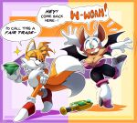  anthro big_breasts body_swap breasts duo female lewdloaf male male/female miles_prower rouge_the_bat sega sonic_the_hedgehog_(series) 