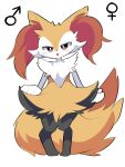  ambiguous_gender anthro big_tail biped black_body black_fur braixen canid canine cheek_tuft chest_tuft digital_media_(artwork) digitigrade dipstick_tail facial_tuft female_symbol fluffy fluffy_ears fluffy_tail front_view full-length_portrait fur gender_symbol h_rin0u0 half-closed_eyes hi_res hip_tuft inner_ear_fluff kemono looking_at_viewer male_symbol mammal markings monotone_ears multicolored_body multicolored_fur narrowed_eyes naturally_censored nintendo nude open_mouth orange_body orange_fur orange_inner_ear_fluff orange_tail pok&eacute;mon pok&eacute;mon_(species) portrait pupils red_eyes shoulder_tuft simple_background solo standing symbol tail_markings tuft two_tone_tail video_games white_background white_body white_fur white_pupils yellow_body yellow_ears yellow_fur yellow_inner_ear yellow_tail 