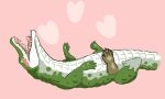  &lt;3 5:3 animated belly belly_rub blush crocodilian embermint green_body laugh loop male reptile scalie short_playtime solo 