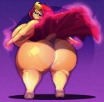 2019 amphibian anthro big_breasts big_butt blonde_hair bottomwear breasts butt cloak clothed clothing clothing_lift colored digital_drawing_(artwork) digital_media_(artwork) eyewear female fingers frog glasses hair hat headgear headwear hi_res hood huge_breasts huge_butt huge_hips huge_thighs light lighting looking_at_viewer looking_back magic magic_user mimmie_mangoma nude overweight overweight_anthro overweight_female partially_clothed raised_clothing raised_tail riendonut shaded shadow short_stack simple_background skirt skirt_lift solo standing tan_body tan_skin thick_thighs topwear unamused upskirt wide_hips 