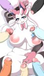  anthro anthro_on_anthro big_breasts black_body blue_body blue_eyes blush bodily_fluids breasts chubby_female clothed clothing cum cum_in_pussy cum_inside eeveelution espeon faceless_character faceless_male female female_focus flareon fluffy fluffy_tail fur genital_fluids genitals glaceon group group_sex hi_res jolteon leafeon looking_at_viewer male male/female mellonsoda multicolored_body multicolored_fur nintendo nipples open_mouth open_smile orange_body orgy partially_clothed penis pink_body pink_fur pok&eacute;mon pok&eacute;mon_(species) purple_body pussy sex simple_background smile spread_pussy spreading sylveon tongue tongue_out umbreon vaporeon video_games white_background white_body white_fur 