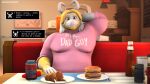  3d_(artwork) anthro asgore_dreemurr beard beverage boss_monster bovid burger caprine darkflash23 dating dialogue dialogue_box digital_media_(artwork) facial_hair first_person_view food hairy hi_res horn humanoid looking_at_viewer male mammal nervous_smile smile soda solo text undertale undertale_(series) video_games 