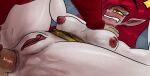  anal anal_penetration anus asphyxiation big_breasts bite biting_lip blush breasts choking demon disney duo faceless_character faceless_male female genitals hair hair_over_eye hekapoo hi_res human human_on_humanoid humanoid humanoid_pointy_ears interspecies lying male male/female mammal marco_diaz mostly_nude nafan not_furry on_back one_eye_obstructed penetration penis pussy star_vs._the_forces_of_evil white_body white_skin 