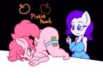  animated anthro anthrofied big_breasts big_butt bored breasts butt dancing duo equid equine female female/female friendship_is_magic hasbro horse mammal my_little_pony pinkie_pie_(mlp) pony rarity_(mlp) snus-kun striptease 