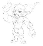  2021 4_fingers 4_toes abs anthro arm_hair barefoot big_calves big_ears big_muscles big_pecs big_quads black_and_white body_hair briefs briefs_only bristol cheek_tuft chest_hair chin_tuft claws closed_frown clothed clothed_anthro clothed_male clothing ear_tuft eyebrows facial_hair facial_tuft fan_character feet fingers front_view frown full-length_portrait glare goatee half-closed_eyes head_tuft hi_res humanoid_hands league_of_legends looking_aside magnus_(bristol) male male_anthro mammal manly monochrome muscular muscular_anthro muscular_male narrowed_eyes navel pecs plantigrade portrait raised_hand riot_games serratus short_anthro short_male simple_background solo standing thick_eyebrows toes topless topless_anthro topless_male tuft underwear video_games white_background yordle 