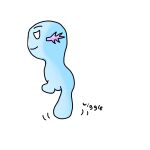  absurd_res blue_body blue_skin butt gills hi_res imminent_anal male nintendo pok&eacute;mon pok&eacute;mon_(species) presenting presenting_hindquarters simple_background solo suggestive_look suggestive_pose tail_motion tailwag text video_games white_background wooper wooperanon 