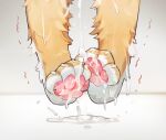  2021 ambiguous_form ambiguous_gender ambiguous_species bodily_fluids claws cum cum_on_feet feet foot_focus fur genital_fluids hi_res kiyosan mammal orgasm pawpads paws pink_pawpads shaking solo tan_body tan_fur toe_claws 