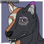  anthro canid canine canis flat_colors invalid_tag male mammal portrait sketch solo synthetic wolf wolfywetfurr_(artist) 