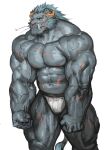  abs anthro biceps big_muscles clothing felid hi_res huge_muscles krampus_(housamo) lifewonders lion male mammal muscular muscular_anthro muscular_male nipples pantherine solo tokyo_afterschool_summoners traver009 underwear video_games 