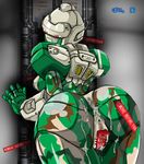 after_sex against_wall android anus ass bent_over blush camouflage censored cum cum_in_ass cum_on_ass from_behind genderswap huge_ass looking_back phantasy_star phantasy_star_online pussy racast robot robot_joints seal solo sticker 