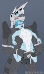  abs absurd_res aggron alolan_sandslash anthro balls big_dom_small_sub big_penis black_body black_skin blue_body blue_skin dominant dominant_male duo flaccid genitals gradient_background hi_res holding_partner humanoid ice ice_hair imminent_sex knot male male/male metal muscular nintendo pecs penis plumpeachplus pok&eacute;mon pok&eacute;mon_(species) regional_form_(pok&eacute;mon) sandslash simple_background size_difference steel video_games white_body white_skin 