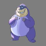  2021 anthro belly biped dreamworks fish grey_body male marine mr._shark_(the_bad_guys) onesie overweight overweight_male pankesto shark simple_background solo the_bad_guys 