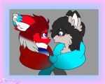  5:4 bound frozenfangs furry gift gifto hi_res invalid_tag mochamilk scarf sparkly tied_together 