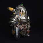  3d armor belt brown_eyes chain clothing_request coat_of_arms evgeniy_aleshechkin furry grey_background helmet highres knight looking_away looking_to_the_side pikachu pokemon pokemon_(creature) potion simple_background sword tagme tail weapon yellow_fur zbrush 