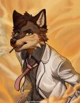 2021 anthro aslly canid canine canis clothing dreamworks fur hi_res male mammal mr._wolf_(the_bad_guys) solo suit teeth text the_bad_guys twitter url white_clothing wolf 