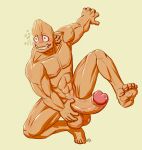  abs balls biceps big_balls big_penis erection feet genitals hi_res huge_penis human humanoid humanoid_genitalia humanoid_penis koji_koda male mammal muscular muscular_male mutants my_hero_academia nude pecs penis soles solo teeth toes yellowpower 